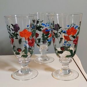 Oneida Handpainted Glasses